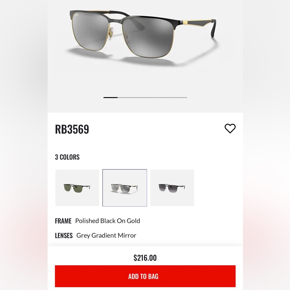 Ray-Ban Black Gold Aviator Sunglasses